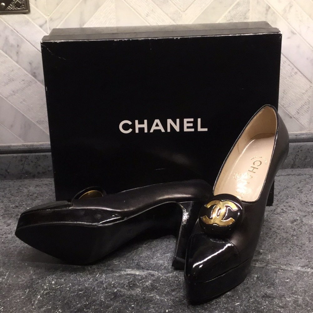 Chanel Platform Pumps